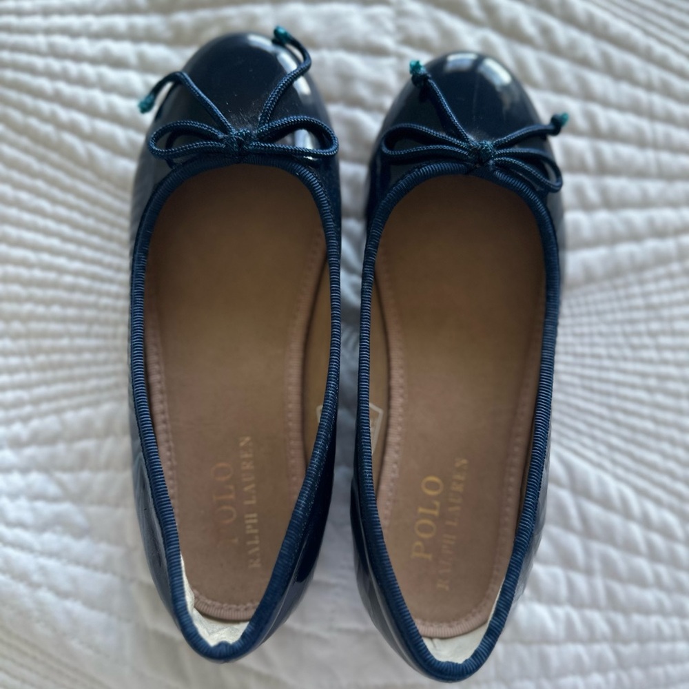 Polo by Ralph Lauren Navy Kids Dress Shoes